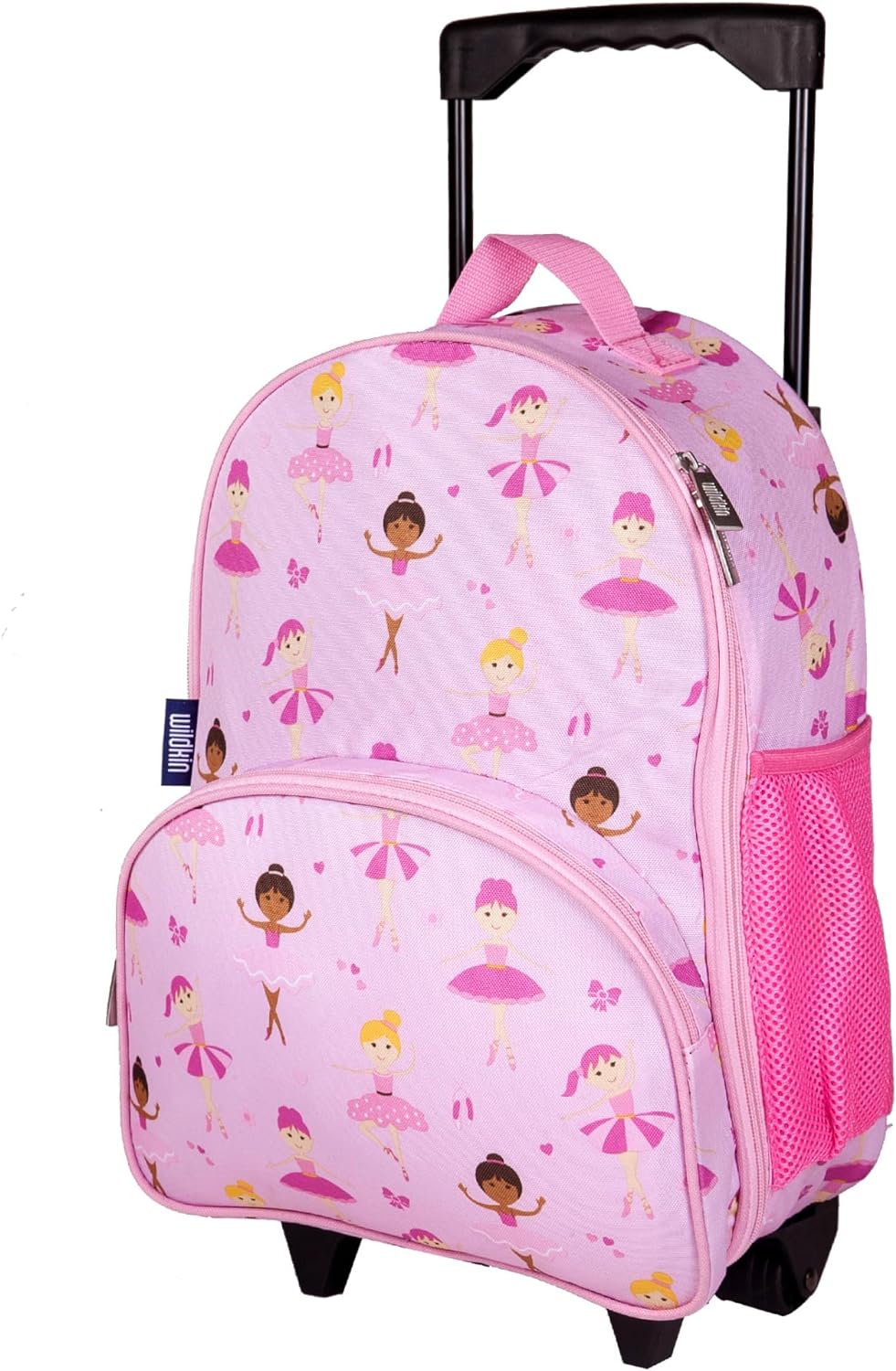 9. Wildkin Kids Rolling Backpack Soft-Side Luggage